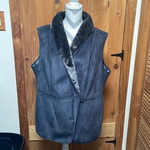 Gray moleskin vest, 2x